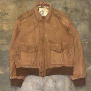Vintage G-III Global identity leather jacket size large